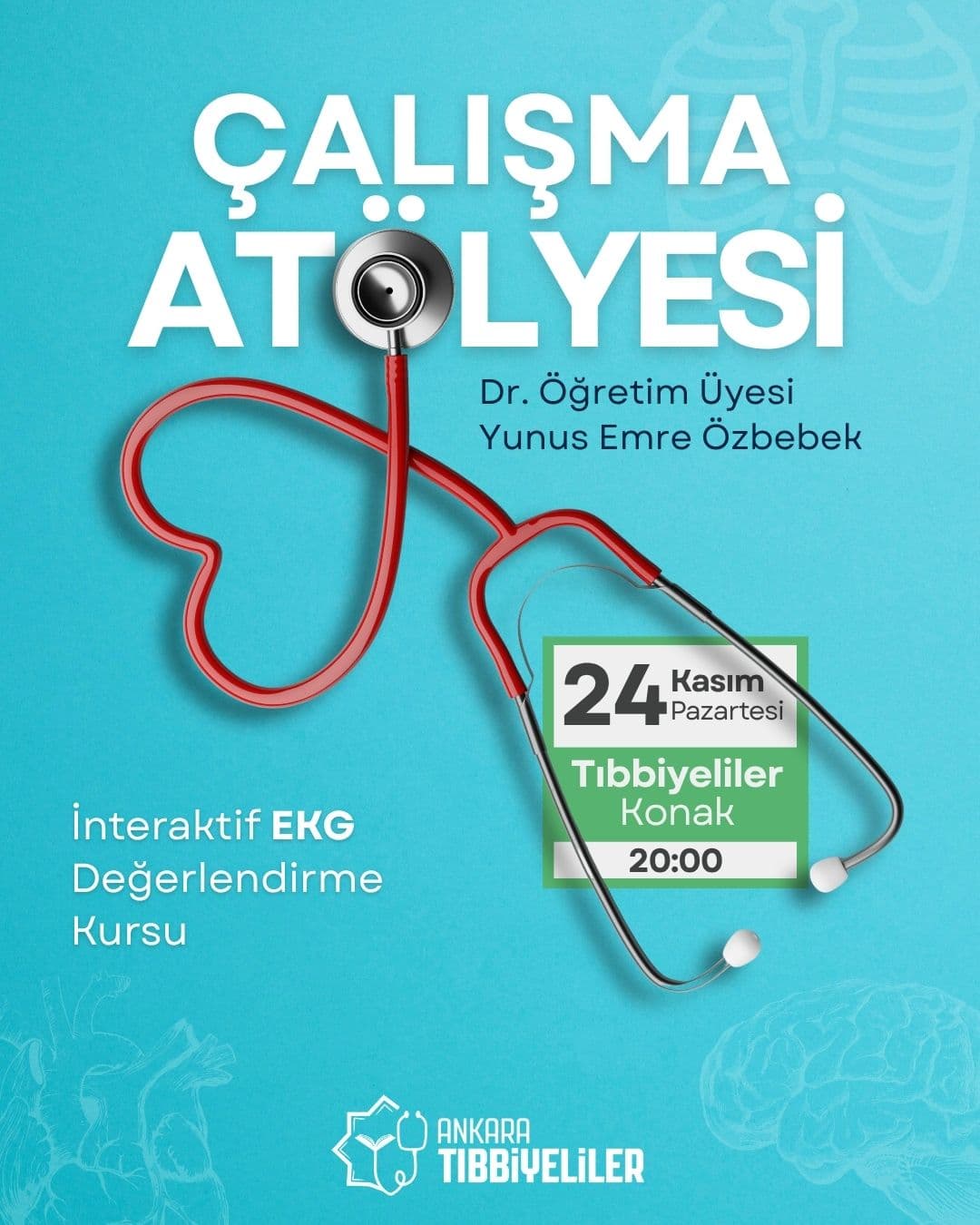 Çalışma Atölyesi: İnteraktif EKG Değerlendirme Kursu