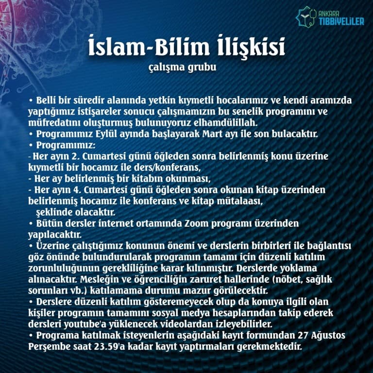İslam-Bilim İlişkisi Çalışma Grubu - Görsel 2