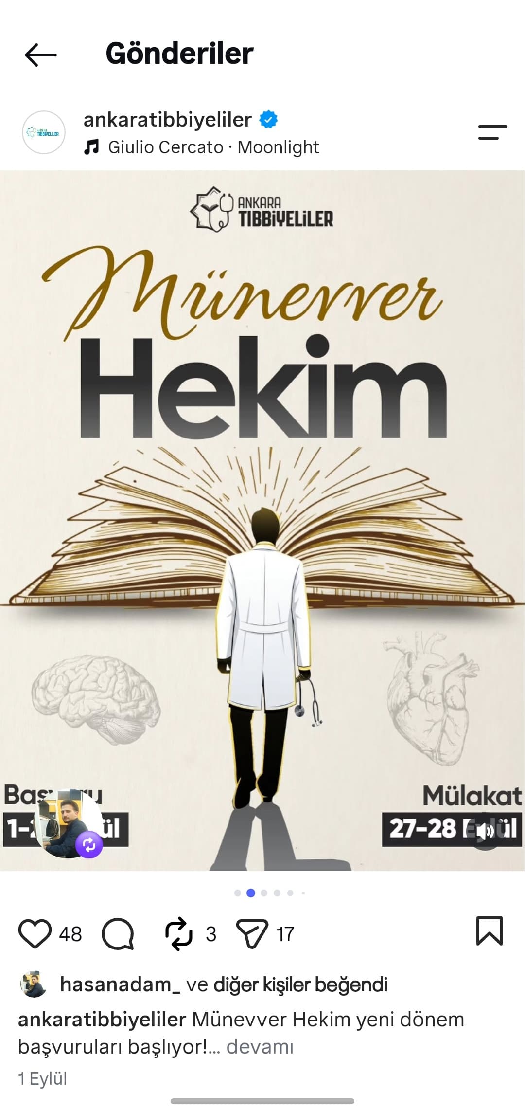 Ankara Tıbbiyeliler Instagram - 2