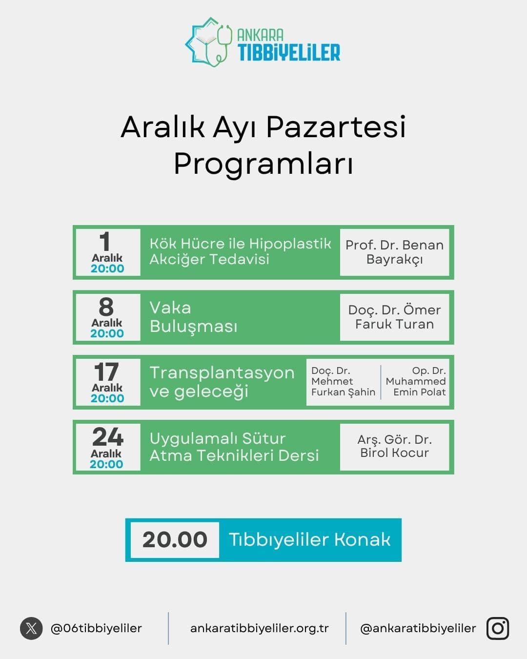 Aralık 2025 Genel Afiş